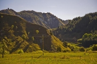 Lake_Waikaremoana;Hawkes_Bay;bluffs;cliffs;rocky_shorelines;bush;mountains;bush;