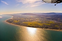 Aerial;Pararaumu;Kapiti_Coast;Kapiti_Island;Cook_Strait;native_forest;Blue_sky;b