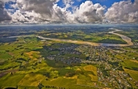 Aerial;Dargaville;Northland;kaipara;Wairoa_River;airfield;bridge;Kaipara_Harbour