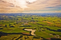 Aerial;Waverley;South_Taranaki_Coast;Mount_Taranaki;Mount_Egmont;dairy;dairy_far