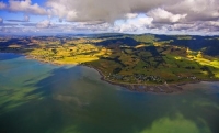 Aerial;Firth_of_Thames;Whakatiwai;Kaiaua;bush;native_forrest;River;beaches;mud_f