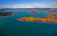 Aerial;Kawhia;Waikato;coastal;bachs;holiday_homes;bush;native_forrest;blue_sky;b