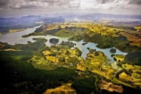 Aerial;Whakamaru;Waikato;bush;native_forrest;Waikato_River;hydro_electricity;hyd