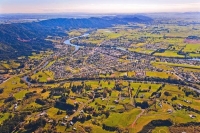 Aerial;Ngaruawahia;Waikato_River;suburburban;bridge;green_fields;River;bridge;Ma