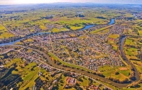 Aerial;Ngaruawahia;Waikato_River;suburburban;bridge;green_fields;River;bridge;Ma