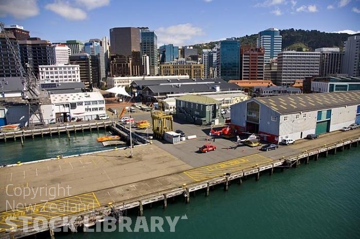 Aerial-Queens Wharf-Helicopter base