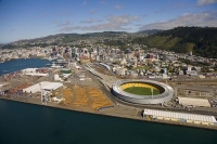 Aerial_Wellington_Wharf_containers_cranes_sheds_storage_sheds_caketin