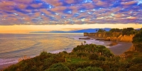 Cape_Foulwind;West_Coast;Lighthouse;cliffs;bluffs;sunset;sunrise