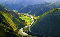 Aerial;Nelson_Lakes;Kawatiri;mountains;hills;rivers;Road;State_Highway_63;bush;n