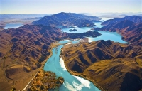 Aerial;Mackenzie_Basin;South_Canterbury;Canterbury;Benmore_Lake;Dam;hydro_electr
