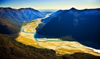 Aerial;Haast_Pass_Route;West_Coast;State_Highway_6;mountains;valleys;rivers;Haas
