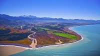 Aerial;Kaikoura_Coast;Kaikoura;bush;native_forest;seaward_Kaikoura_Range;green_f