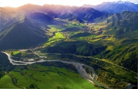 Aerial;Murchison;Buller_Region;mountains;hills;rivers;Road;bush;native_forrest;s