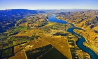 Aerial;Cromwell_Lake_Dunstan;Otago;Heritage_Museum;churches;church;Clutha_river