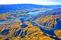 Aerial;Cromwell_Lake_Dunstan;Otago;Heritage_Museum;churches;church;Clutha_river