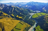 Aerial;Waimakariri_River;Canterbury;mountains;hills;Canterbury_Plain;North_Cante