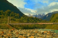 Fox_Glacier;West_Coast;mountains;valleys;river;Fox_Glacier;State_Highway_6;Towns