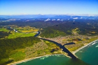 Aerial;Greymouth;West_Coast;State_Highway_6;mountains;valleys;Grey_river;Tasman_