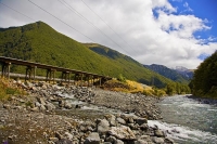 Arthurs_Pass_Route_Canterbury;mountains;hills;Lakes;Waimakariri_River;tussock_gr