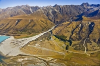 Aerial;Lake_Pukaki;South_Canterbury;Canterbury;Glentanner;airfield;airport;Tasma