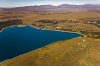 Lake_Tekapo;South_Canterbury;Canterbury;Aerial;Mount_John_Observatory;Tekapo