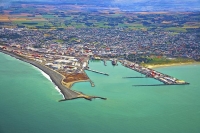Aerial;Timaru;South_Canterbury;Canterbury;dock;Harbour;ships;logs