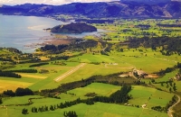Aerial;Takaka;Golden_Bay;hills;rivers;Road;bush;native_forrest;green_fields;gree