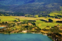 Aerial;Takaka;Golden_Bay;hills;rivers;Road;bush;native_forrest;green_fields;gree