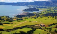 Aerial;Takaka;Golden_Bay;hills;rivers;Road;bush;native_forrest;green_fields;gree