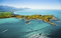 Aerial;Kaikoura;seaward_Kaikoura_Range;green_fields;paddocks;brown_hills;hills;m