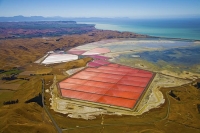 Aerial;Lake_Grassmere;Marlborough;salt_works;evaporation_ponds;salt_production