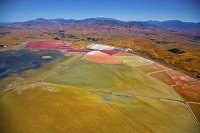 Aerial;Lake_Grassmere;Marlborough;salt_works;evaporation_ponds;salt_production;L