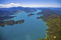 Aerial;Marlborough_Sounds;Marlborough;bush;native_forrest;hills;mountains;Kenepu